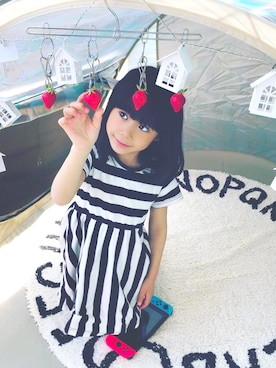 「devirock（デビロック）のアイテム（ワンピース/ドレス）」を使った、みいこさん（レディース・148cm）の秋コーディネート