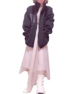 「apres jour（アプレジュール）のアイテム（スウェット）」を使った、みいこさん（レディース・148cm）の秋コーディネート