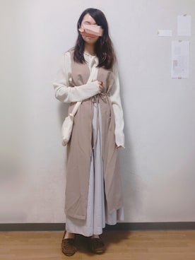 「frames RAY CASSIN（フレームスレイカズン）のアイテム（ワンピース/ドレス）」を使った、K ˙˳⋆﻿さん（レディース・155cm）の夏コーディネート
