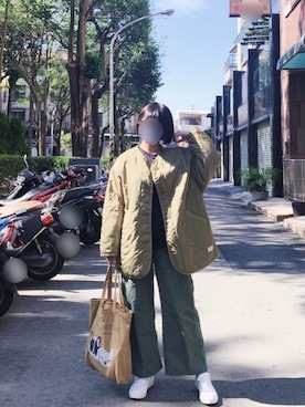 「Java（ジャバ）のアイテム」を使った、muniさん（レディース・157cm）の冬コーディネート