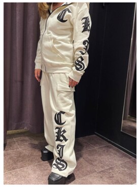 「アイテム（セットアップ、ホワイト系）」を使った、루리(RURI)さん（レディース・148cm）の夏コーディネート