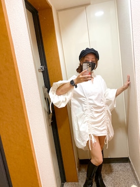 「CASETiFY（ケースティファイ）のアイテム（財布/小物）」を使った、Ummy♡さん（レディース・151cm）の春コーディネート