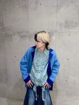 「アイテム（ジャケット/アウター）」を使った、syuuuuさん（メンズ・180cm・20代）の秋コーディネート