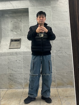 「On（オン）のアイテム」を使った、Cecil Beatonさん（メンズ・178cm）の冬コーディネート