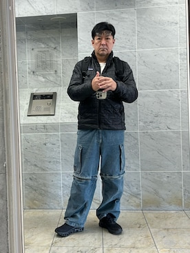 「On（オン）のアイテム」を使った、Cecil Beatonさん（メンズ・178cm）の冬コーディネート