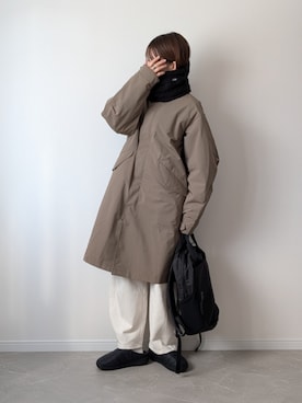 「アイテム（バックパック/リュック）」を使った、HALさん（レディース・162cm）の冬コーディネート