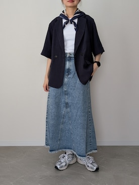 「アイテム（その他アウター）」を使った、HALさん（レディース・162cm）の夏コーディネート