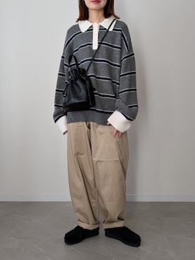 HALさん（レディース・162cm）の冬コーディネート