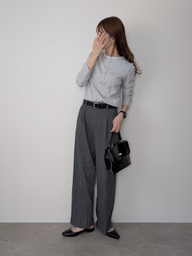「アイテム（パンプス）」を使った、HALさん（レディース・162cm）の秋コーディネート