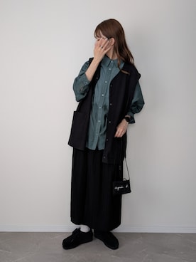 「CIAOPANIC TYPY（チャオパニックティピー）のアイテム」を使った、HALさん（レディース・162cm）の秋コーディネート