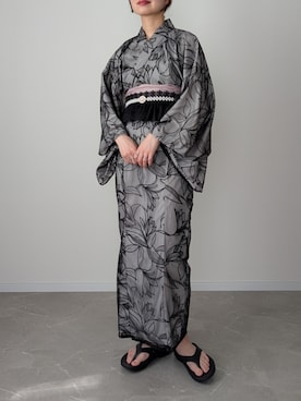 「AS KNOW AS plus（アズノゥアズプラス）のアイテム」を使った、HALさん（レディース・162cm）の夏コーディネート