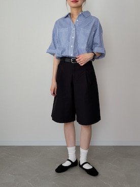 HALさん（レディース・162cm）の夏コーディネート