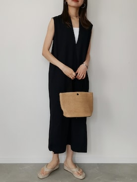 HALさん（レディース・162cm）の夏コーディネート