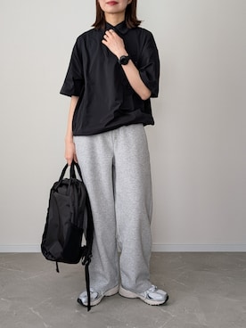 「アイテム（バックパック/リュック）」を使った、HALさん（レディース・162cm）の春コーディネート