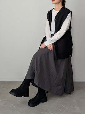 HALさん（レディース・162cm）の秋コーディネート