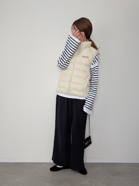 「アイテム（スウェットパンツ）」を使った、HALさん（レディース・162cm）の秋コーディネート