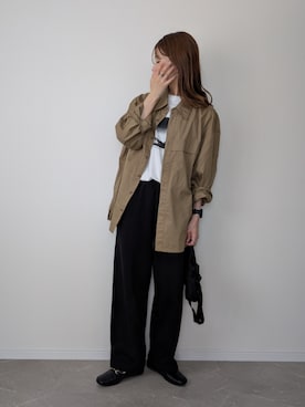 「アイテム（スウェットパンツ）」を使った、HALさん（レディース・162cm）の秋コーディネート