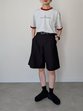 「Clarks（クラークス）のアイテム」を使った、HALさん（レディース・162cm）の春コーディネート