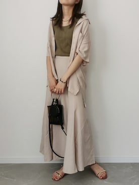 HALさん（レディース・162cm）の夏コーディネート