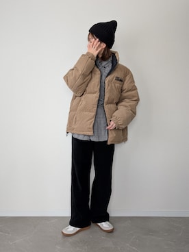 「アイテム（ダウンジャケット/コート）」を使った、HALさん（レディース・162cm）の秋コーディネート