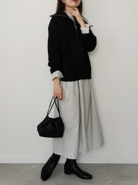 HALさん（レディース・162cm）の秋コーディネート