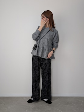 「アイテム（財布）」を使った、HALさん（レディース・162cm）の秋コーディネート