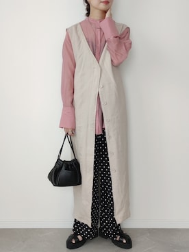 HALさん（レディース・162cm）の夏コーディネート