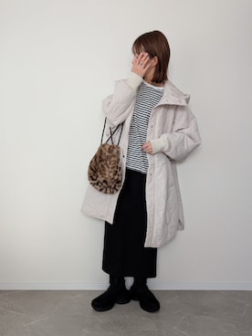 「アイテム（その他アウター）」を使った、HALさん（レディース・162cm）の秋コーディネート