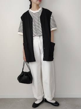 HALさん（レディース・162cm）の夏コーディネート