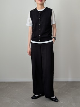 「menue（メヌエ）のアイテム」を使った、HALさん（レディース・162cm）の夏コーディネート