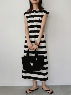 HALさん（レディース・162cm）の夏コーディネート