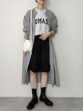 「zucca」｜「アイテム（ワンピース/ドレス）」を使った、HALさん（レディース・162cm）の春コーディネート