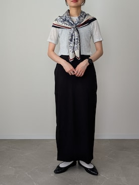 GUのTシャツ/カットソー（グレー系）を使ったレディース人気