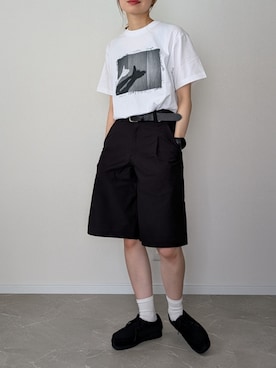 「Clarks（クラークス）のアイテム」を使った、HALさん（レディース・162cm）の春コーディネート