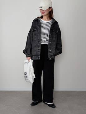 HALさん（レディース・162cm）の春コーディネート