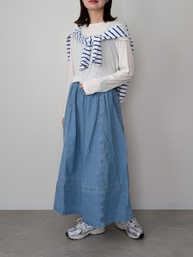 HALさん(レディース・162cm)の春コーディネート