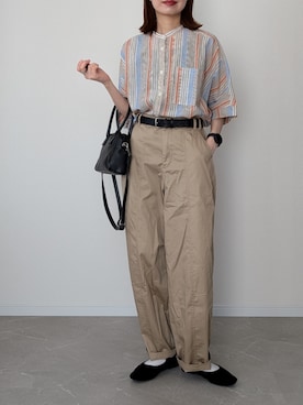 「BONLECILL Marche（ボンルシールマルシェ）のアイテム」を使った、HALさん（レディース・162cm）の春コーディネート