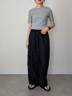 「GU（ジーユー）のアイテム」を使った、HALさん（レディース・162cm）の夏コーディネート