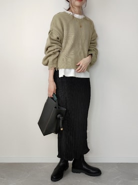 HALさん（レディース・162cm）の秋コーディネート