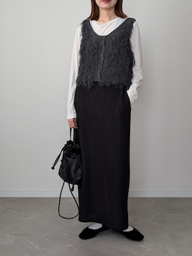 「アイテム（パンプス）」を使った、HALさん（レディース・162cm）の春コーディネート