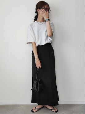 「DHOLIC（ディーホリック）のアイテム」を使った、HALさん（レディース・162cm）の夏コーディネート