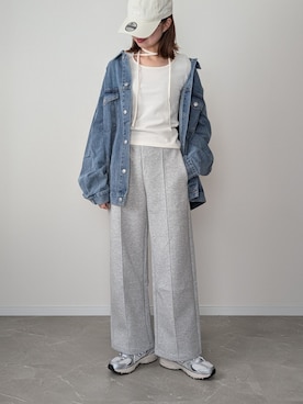 「tiptop（ティップトップ）のアイテム」を使った、HALさん（レディース・162cm）の冬コーディネート