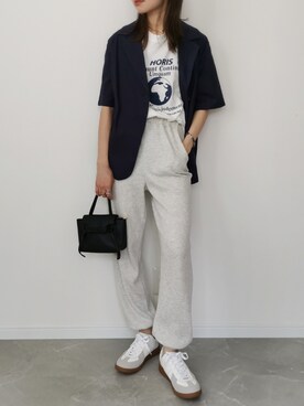 テーラードジャケットを使った 韓国ファッション のレディース人気ファッションコーディネート Wear