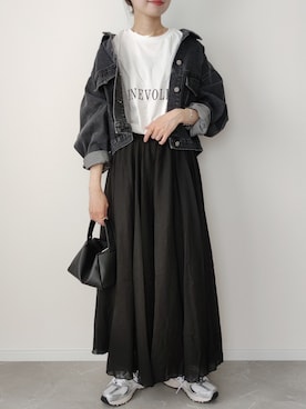 「Doux Belle（ドゥーベル）のアイテム」を使った、HALさん（レディース・162cm）の春コーディネート