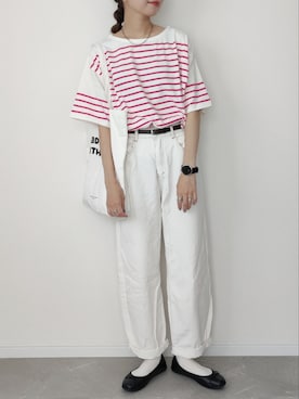 HALさん（レディース・162cm）の夏コーディネート