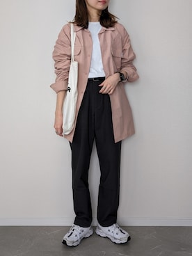 「BIG BILL（ビッグビル）のアイテム」を使った、HALさん（レディース・162cm）の春コーディネート