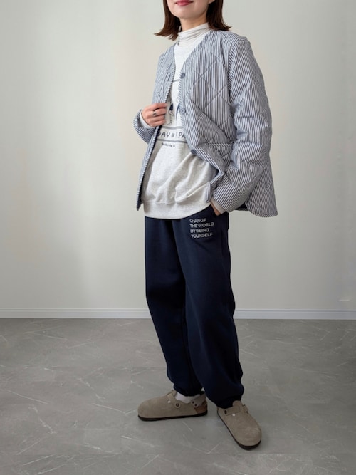 HAL×COURO エンブロイダリースウェットパンツ（スウェット