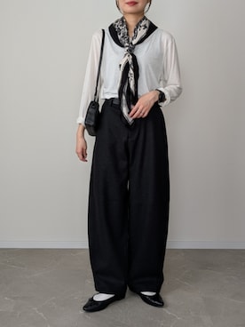 「menue（メヌエ）のアイテム」を使った、HALさん（レディース・162cm）の秋コーディネート