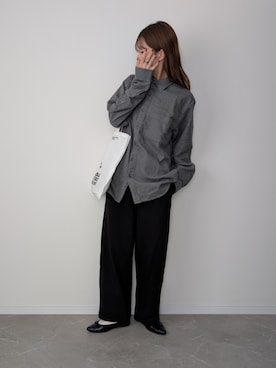 「アイテム（スウェットパンツ）」を使った、HALさん（レディース・162cm）の秋コーディネート