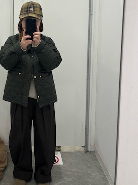 「Scye（サイ）のアイテム」を使った、みさびっちさん（レディース・146cm）の冬コーディネート